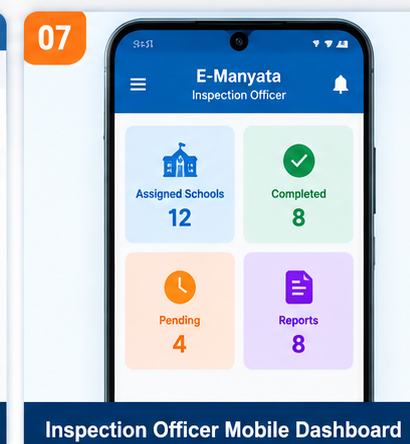 Inspection Officer Mobile Dashboard