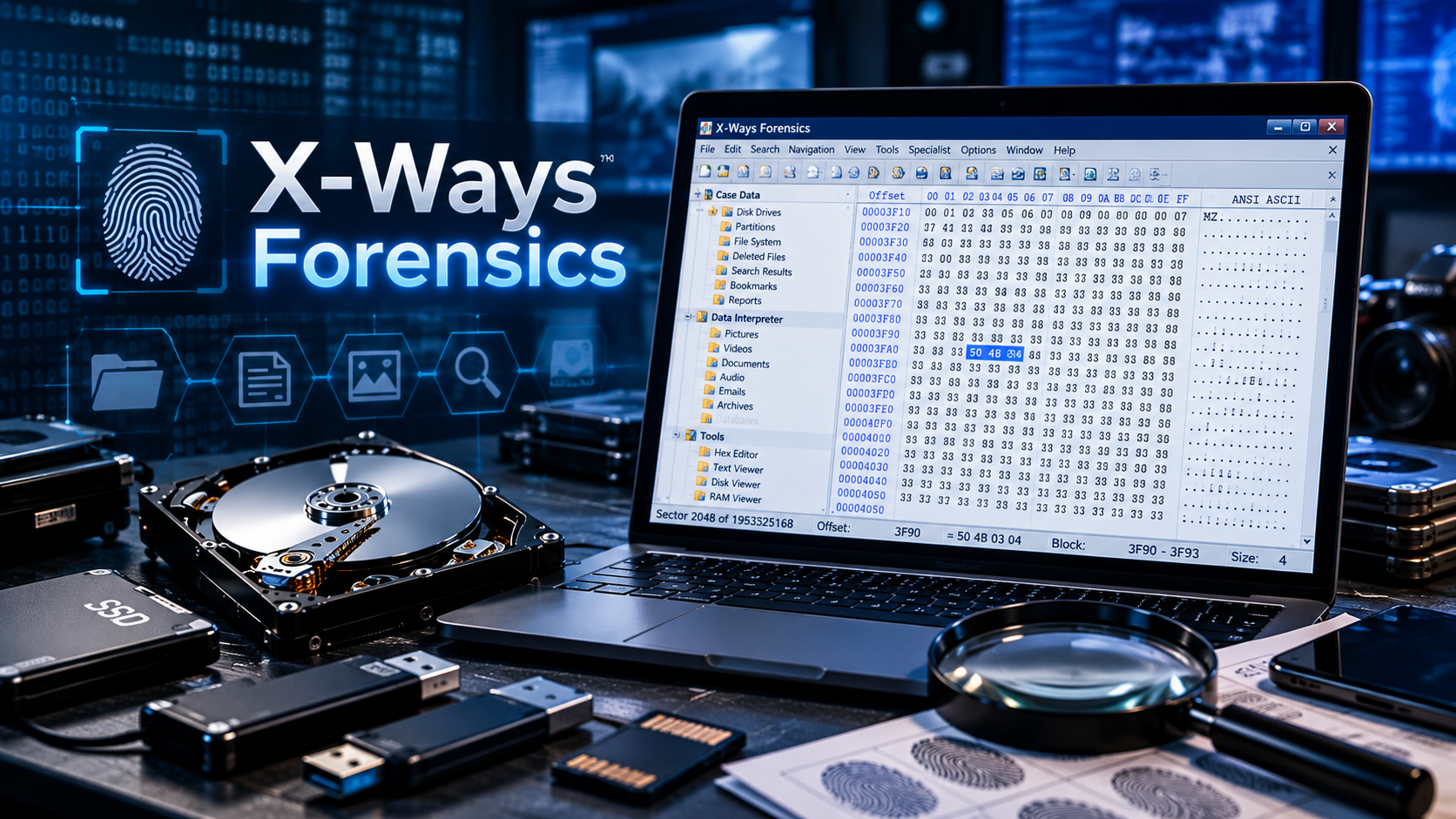 X-Ways Forensics Data Recovery Software