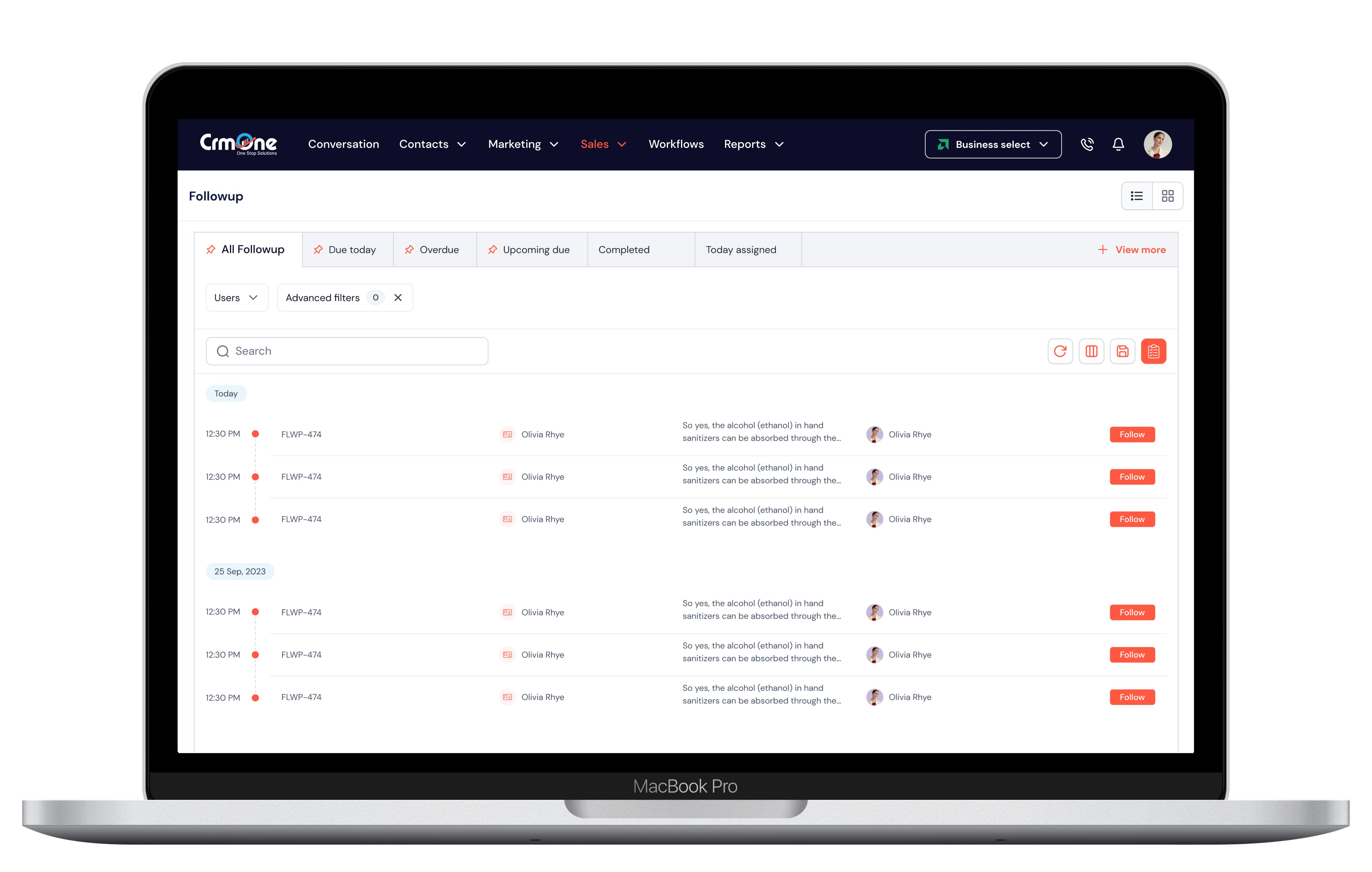 CRM Follow Up